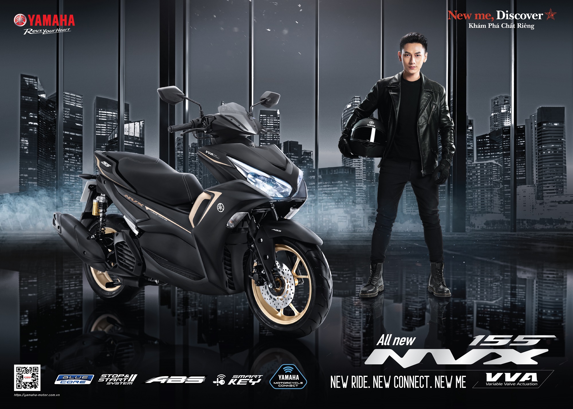 Yamaha Motor Việt Nam ra mắt NVX 155 VVA hoàn toàn mới giá 53 triệu đồng